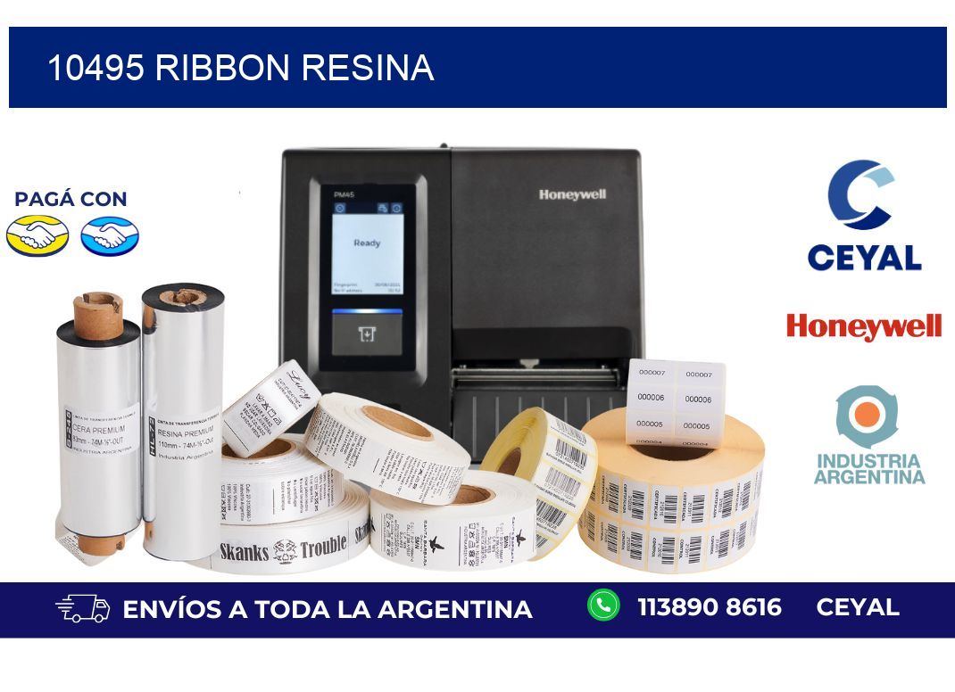 10495 ribbon resina