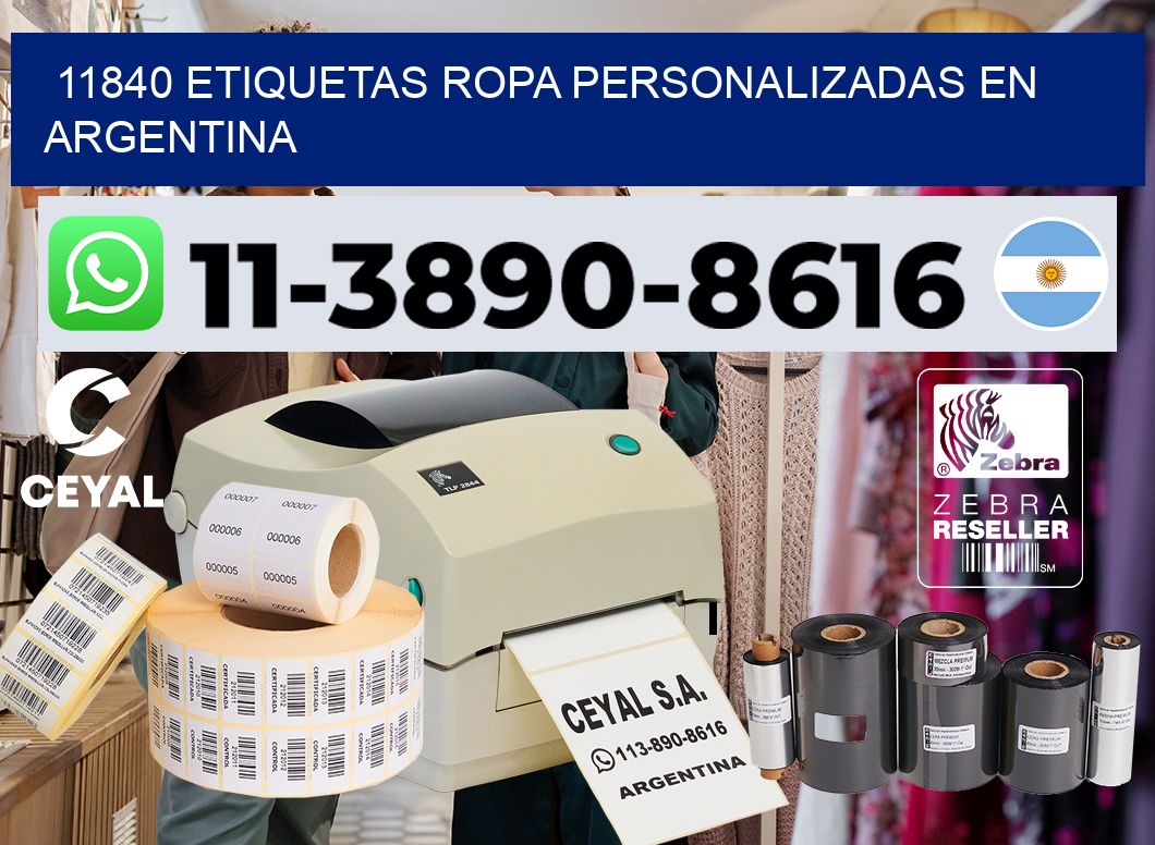 11840 Etiquetas ropa personalizadas en Argentina