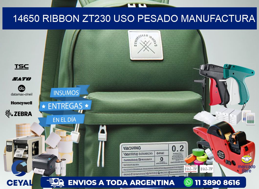 14650 ribbon zt230 uso pesado manufactura