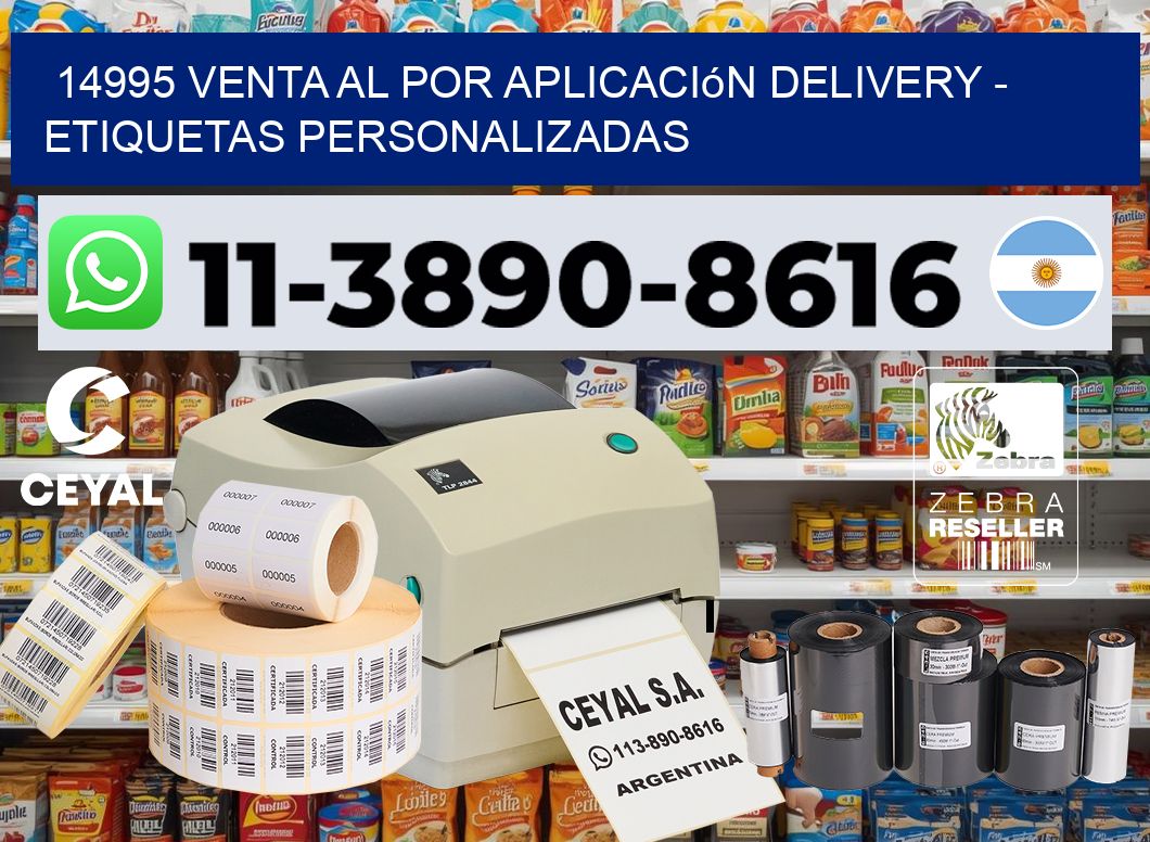 14995 Venta al Por Aplicación delivery – Etiquetas Personalizadas