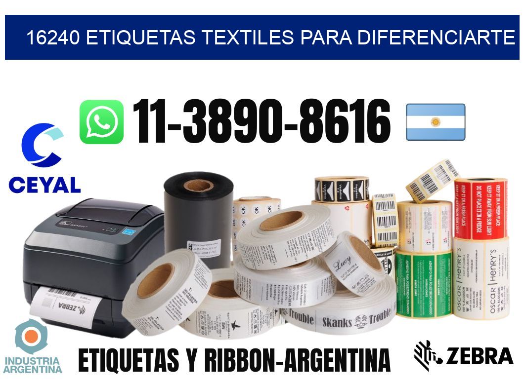 16240 Etiquetas textiles para diferenciarte