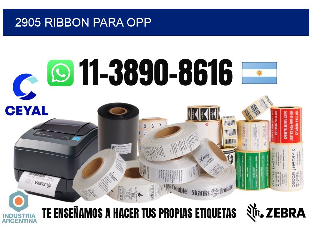 2905 ribbon para opp