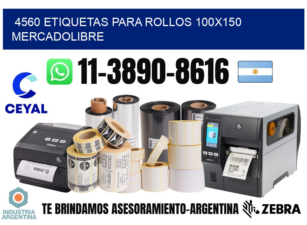 4560 etiquetas para rollos 100×150 mercadolibre