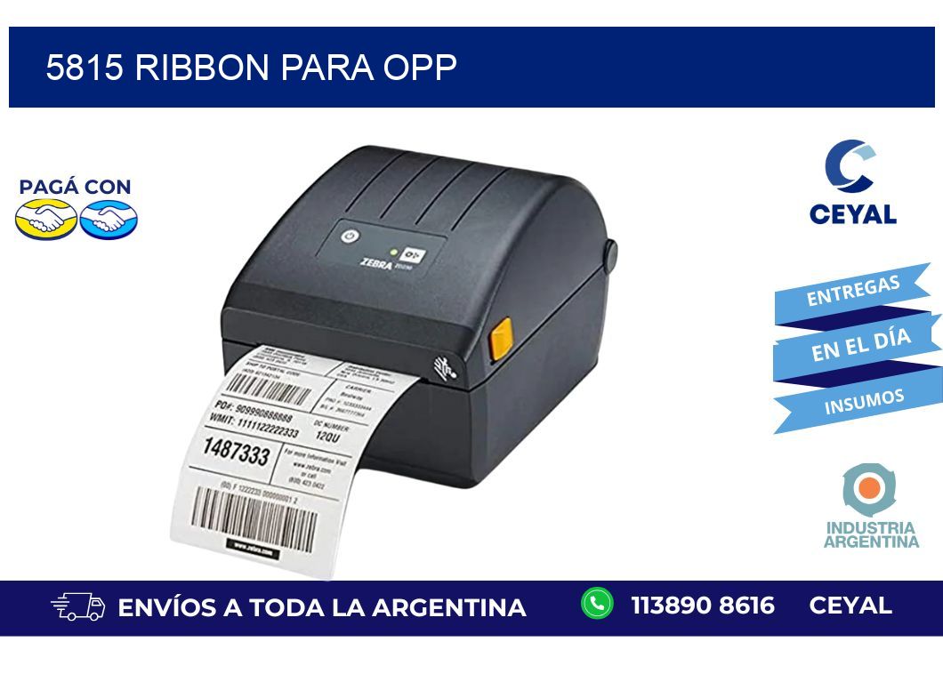 5815 ribbon para opp