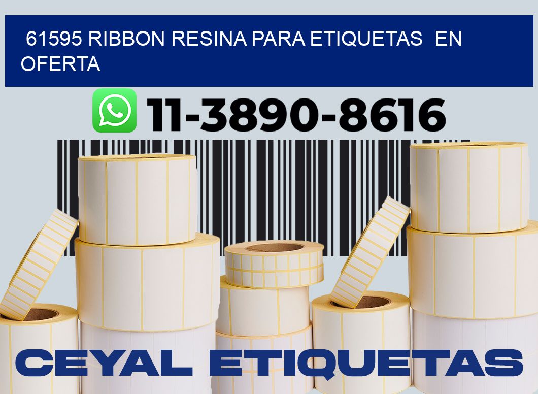 61595 ribbon resina para etiquetas en oferta
