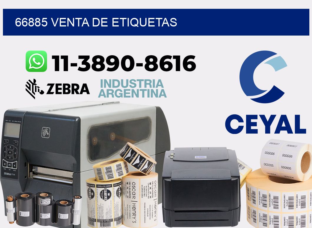 66885 venta de etiquetas