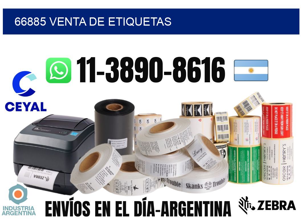 66885 venta de etiquetas