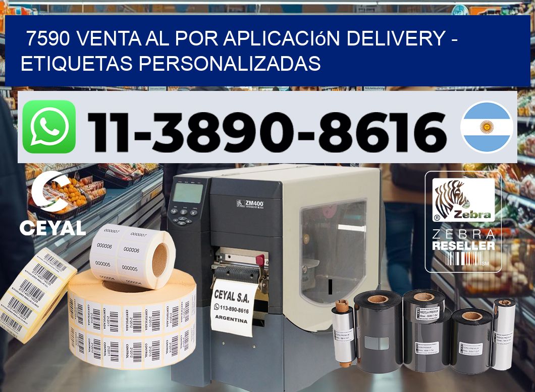 7590 Venta al Por Aplicación delivery – Etiquetas Personalizadas