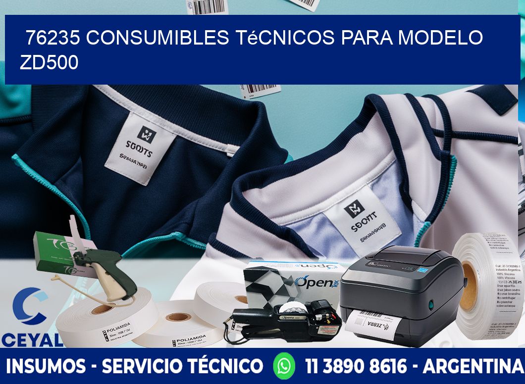 76235 consumibles técnicos para modelo zd500