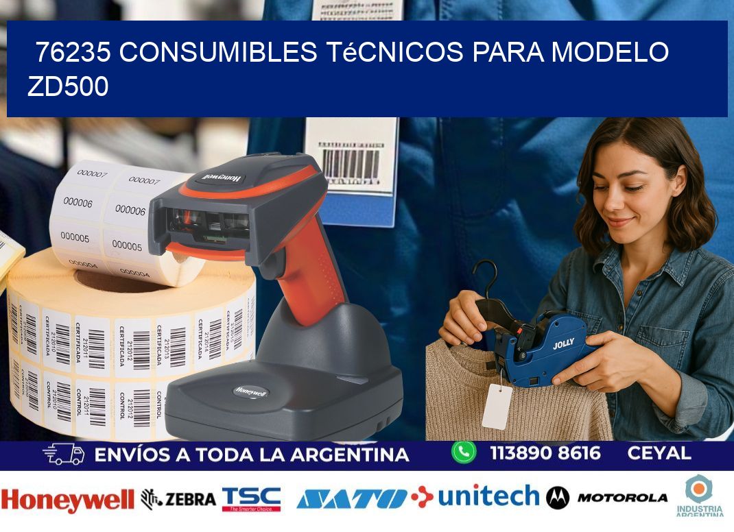 76235 consumibles técnicos para modelo zd500