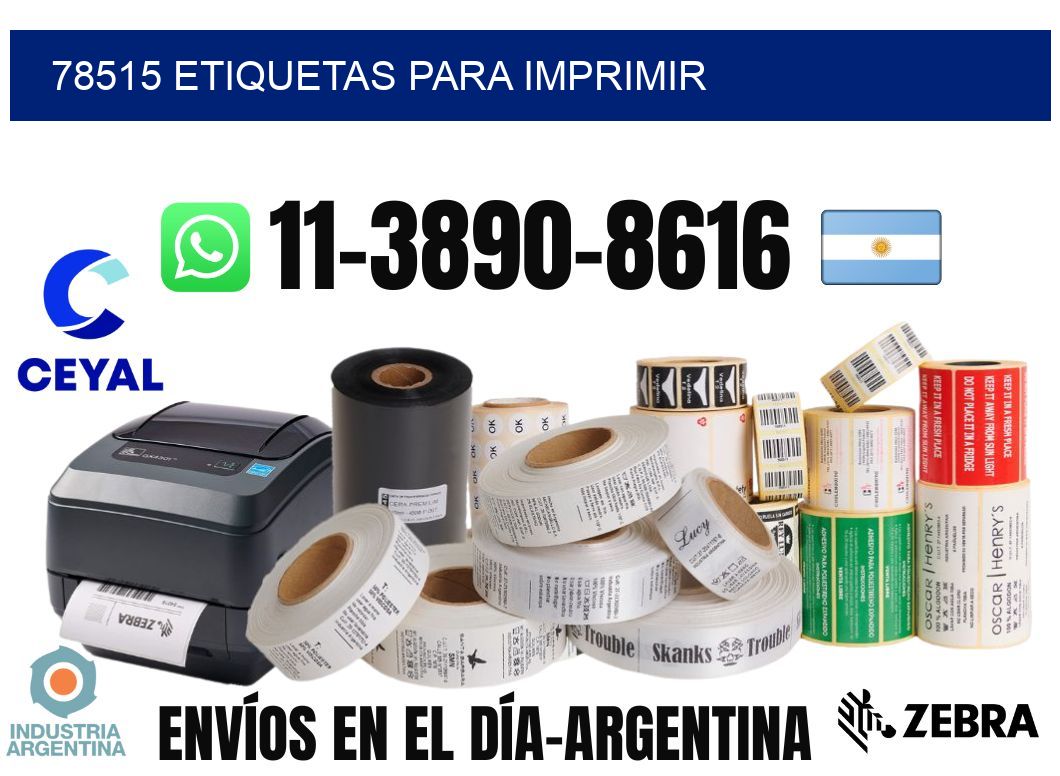 78515 etiquetas para imprimir