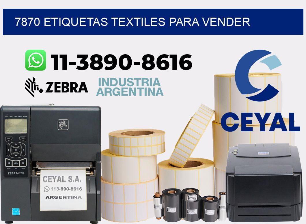 7870 Etiquetas textiles para vender