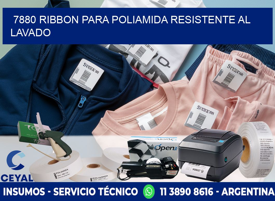 7880 ribbon para poliamida resistente al lavado