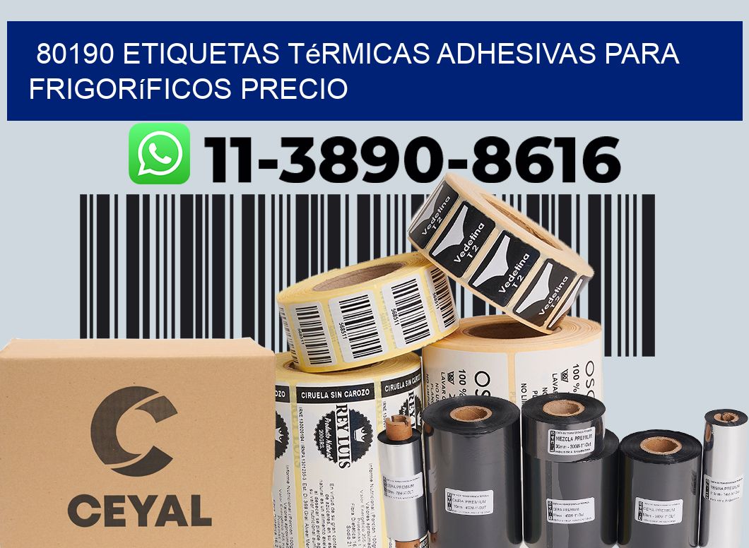 80190 etiquetas térmicas adhesivas para frigoríficos precio