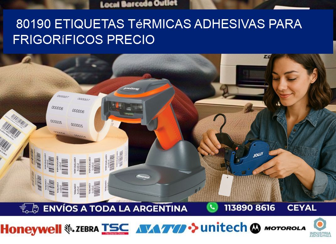 80190 etiquetas térmicas adhesivas para frigoríficos precio