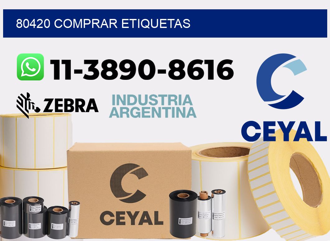 80420 comprar etiquetas