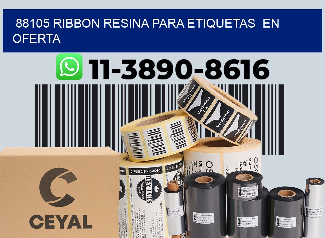 88105 ribbon resina para etiquetas en oferta