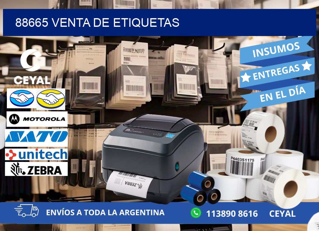 88665 venta de etiquetas