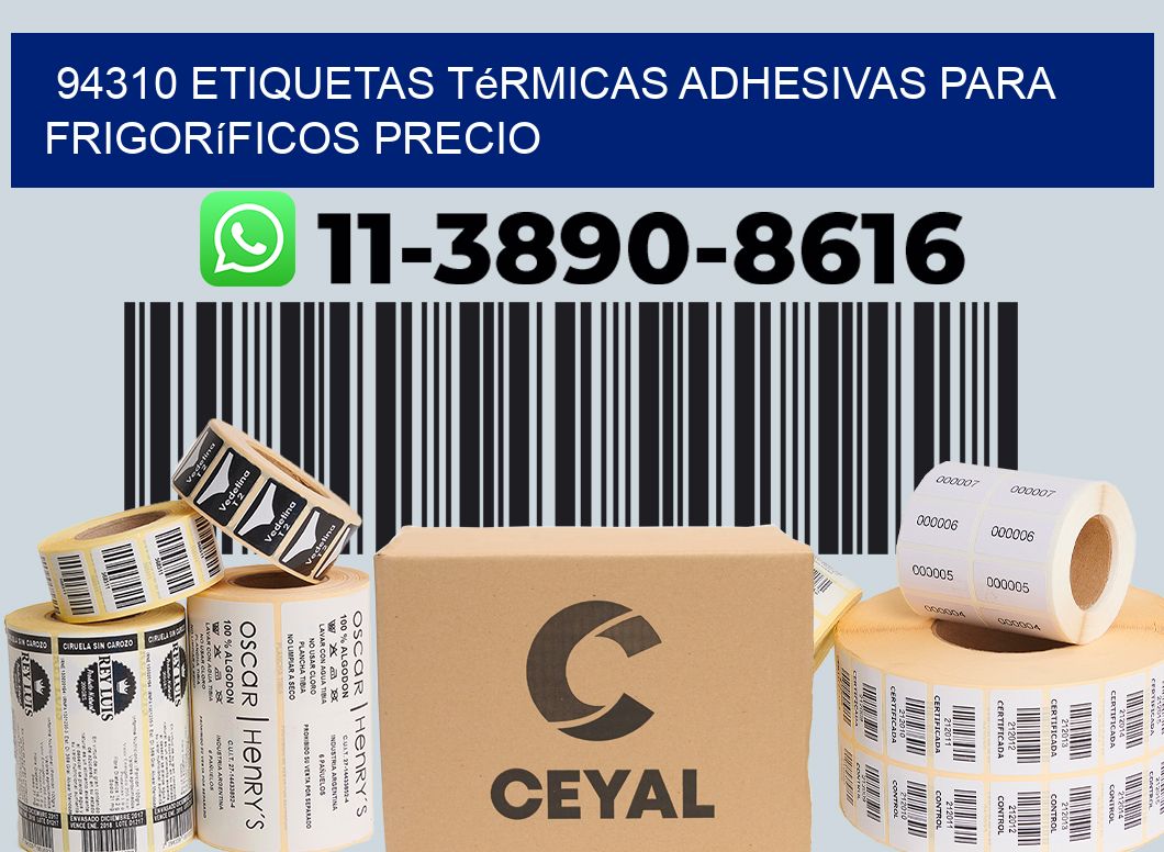 94310 etiquetas térmicas adhesivas para frigoríficos precio