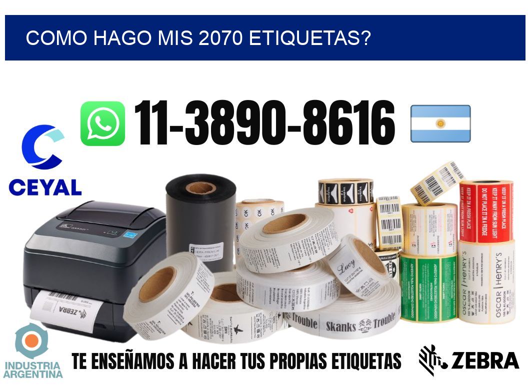como hago mis 2070 etiquetas?