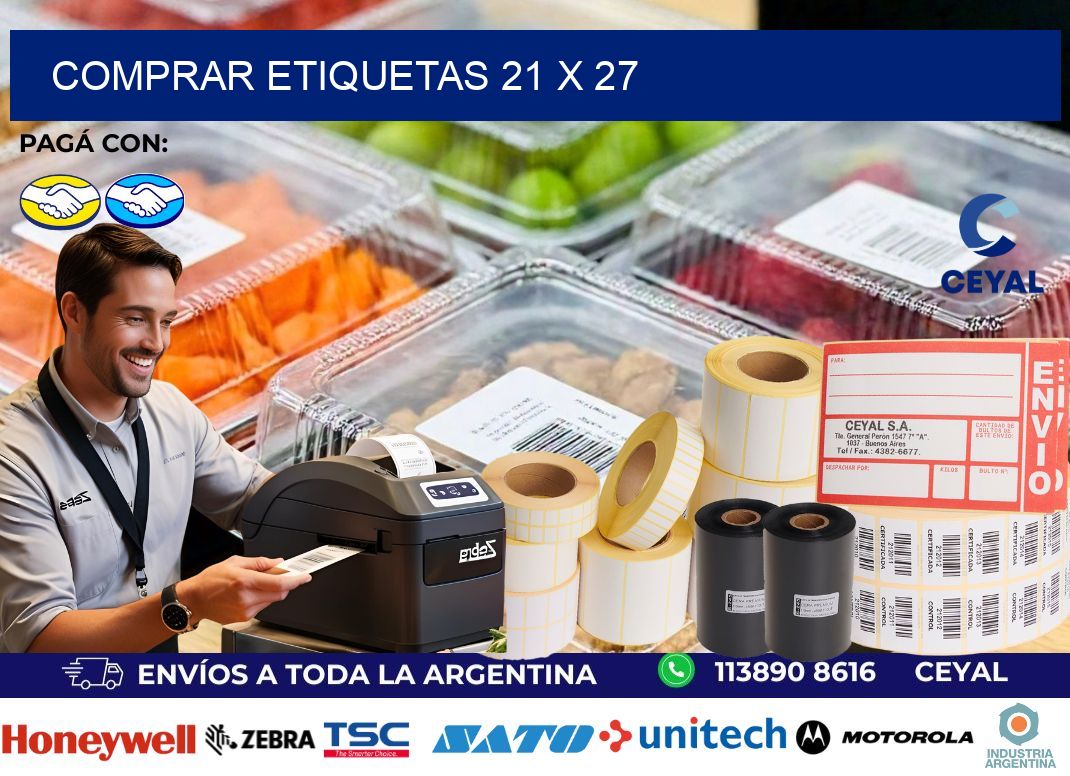 comprar etiquetas 21 x 27