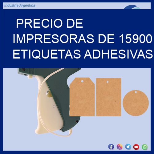 precio de impresoras de 15900 etiquetas adhesivas