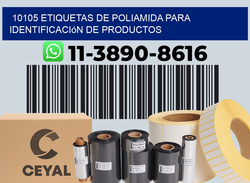 10105 Etiquetas de poliamida para identificación de productos