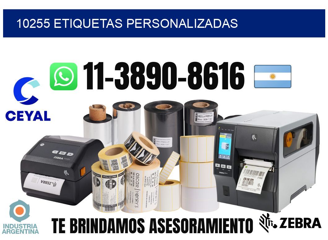 10255 etiquetas personalizadas