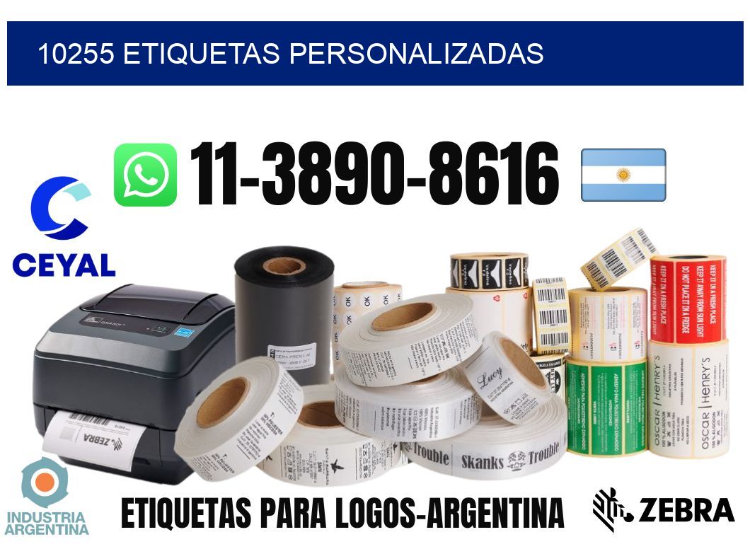 10255 etiquetas personalizadas