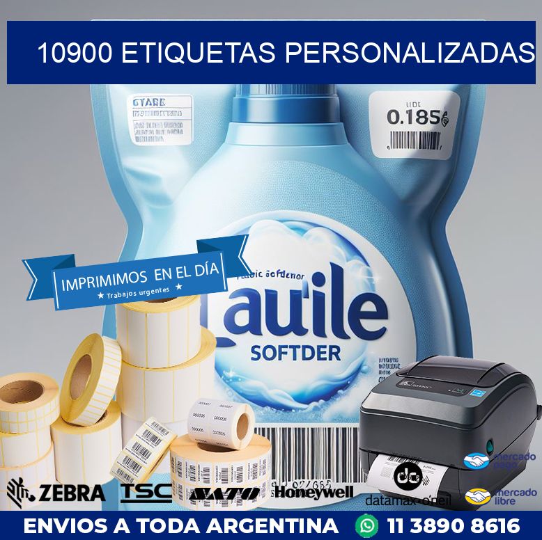 10900 etiquetas personalizadas