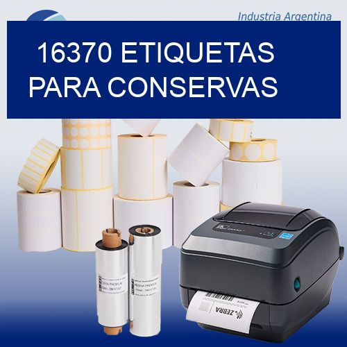 16370 Etiquetas para conservas