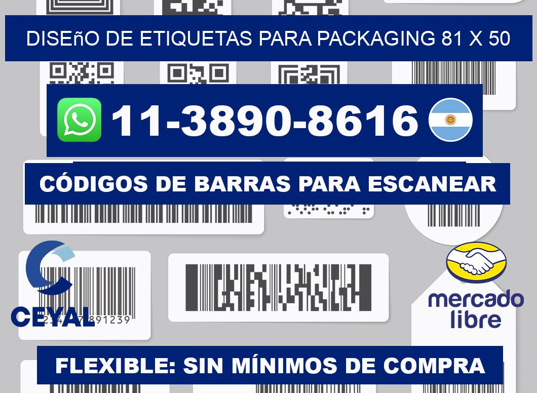 diseño de etiquetas para packaging 81 x 50
