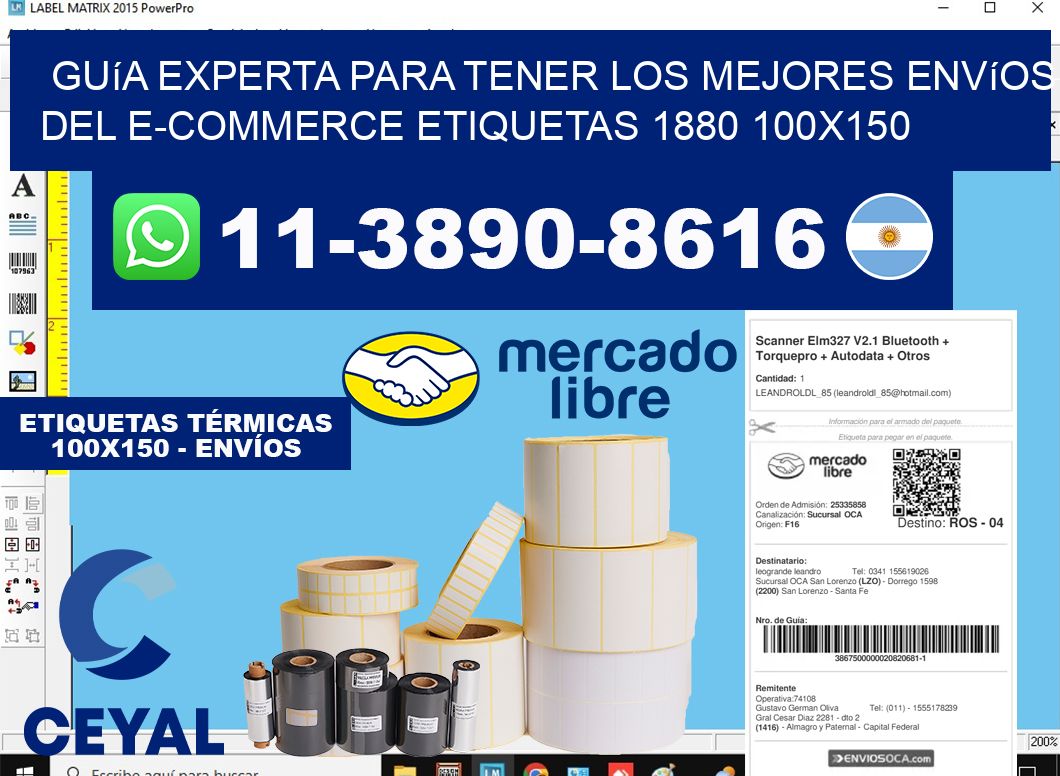Guía experta para tener los mejores envíos del e-commerce etiquetas 1880 100x150