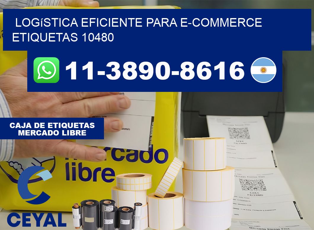 Logística eficiente para e-commerce  etiquetas 10480