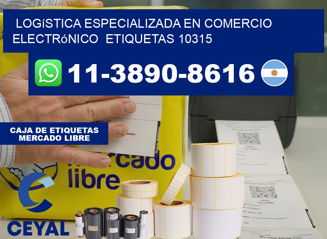 Logística especializada en comercio electrónico  etiquetas 10315