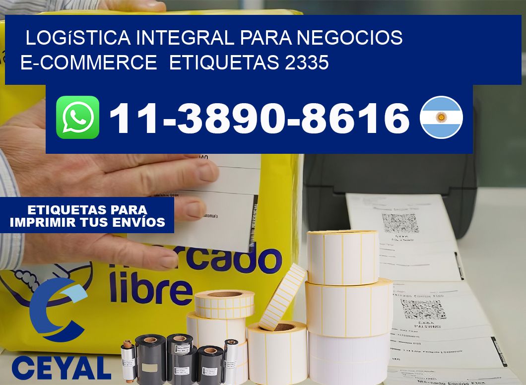 Logística integral para negocios e-commerce  etiquetas 2335