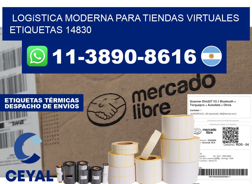 Logística moderna para tiendas virtuales  etiquetas 14830