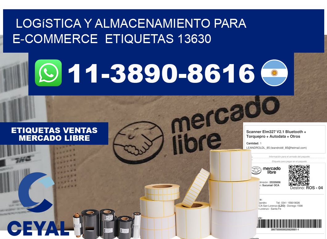 Logística y almacenamiento para e-commerce etiquetas 13630