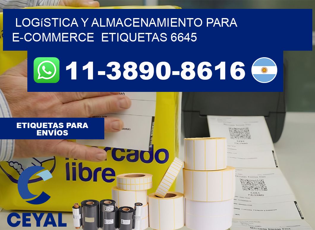 Logística y almacenamiento para e-commerce  etiquetas 6645