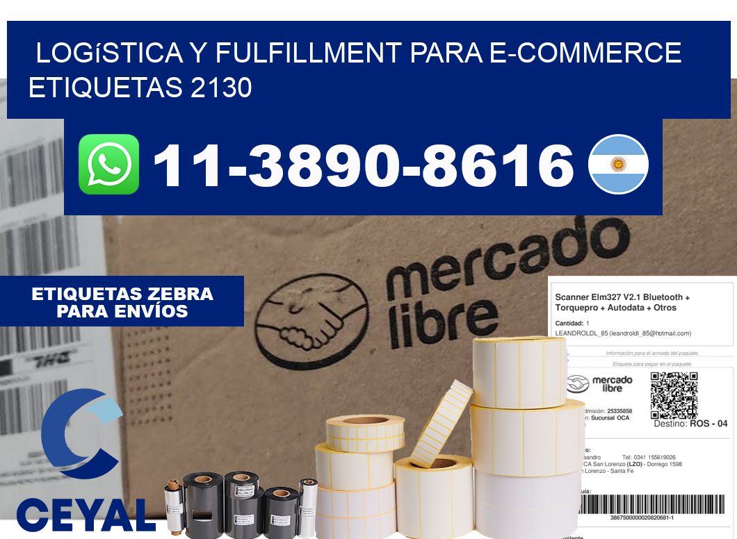 Logística y fulfillment para e-commerce  etiquetas 2130