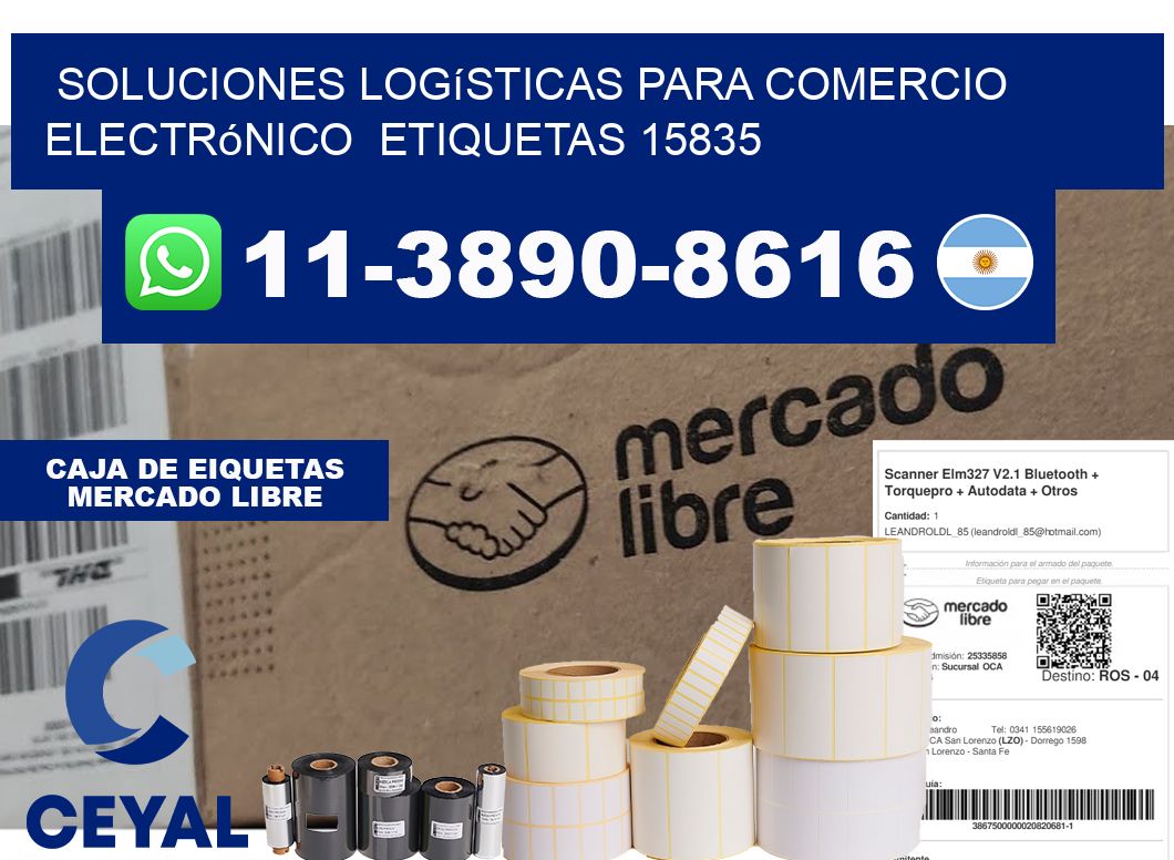 Soluciones logísticas para comercio electrónico etiquetas 15835
