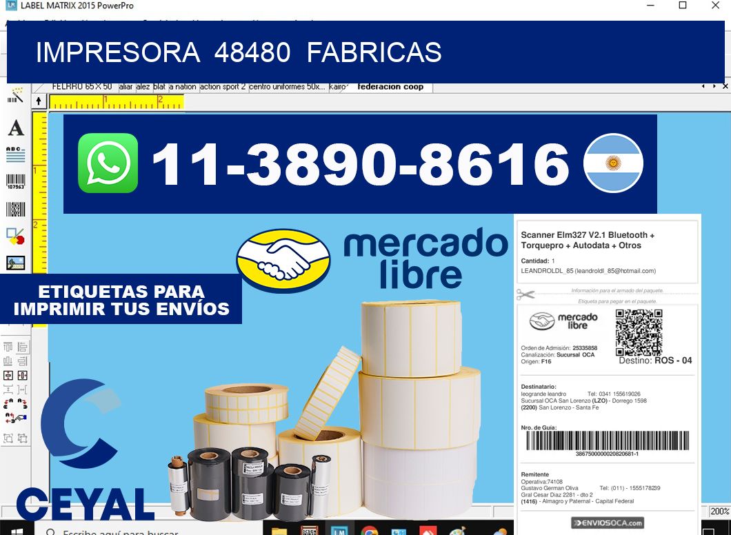 impresora  48480  fabricas