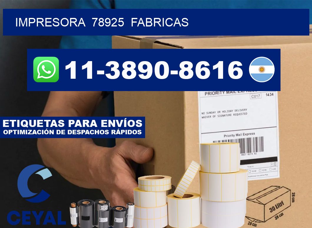 impresora  78925  fabricas