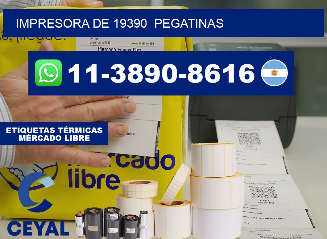 impresora de 19390  pegatinas