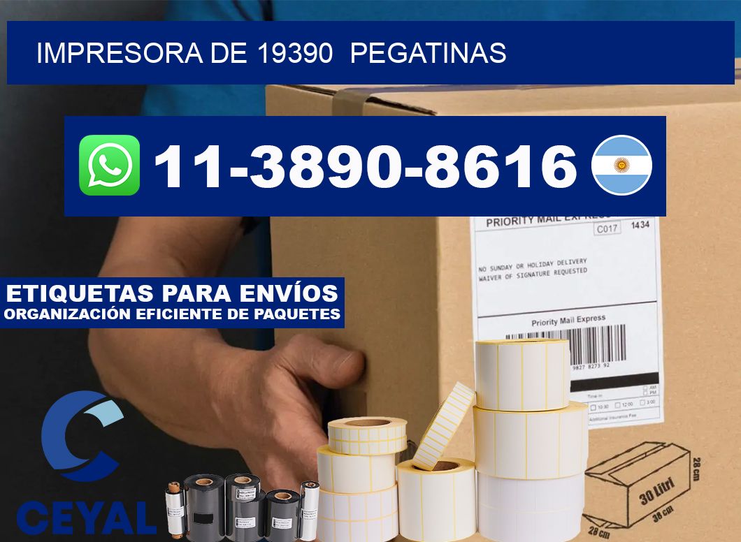 impresora de 19390  pegatinas