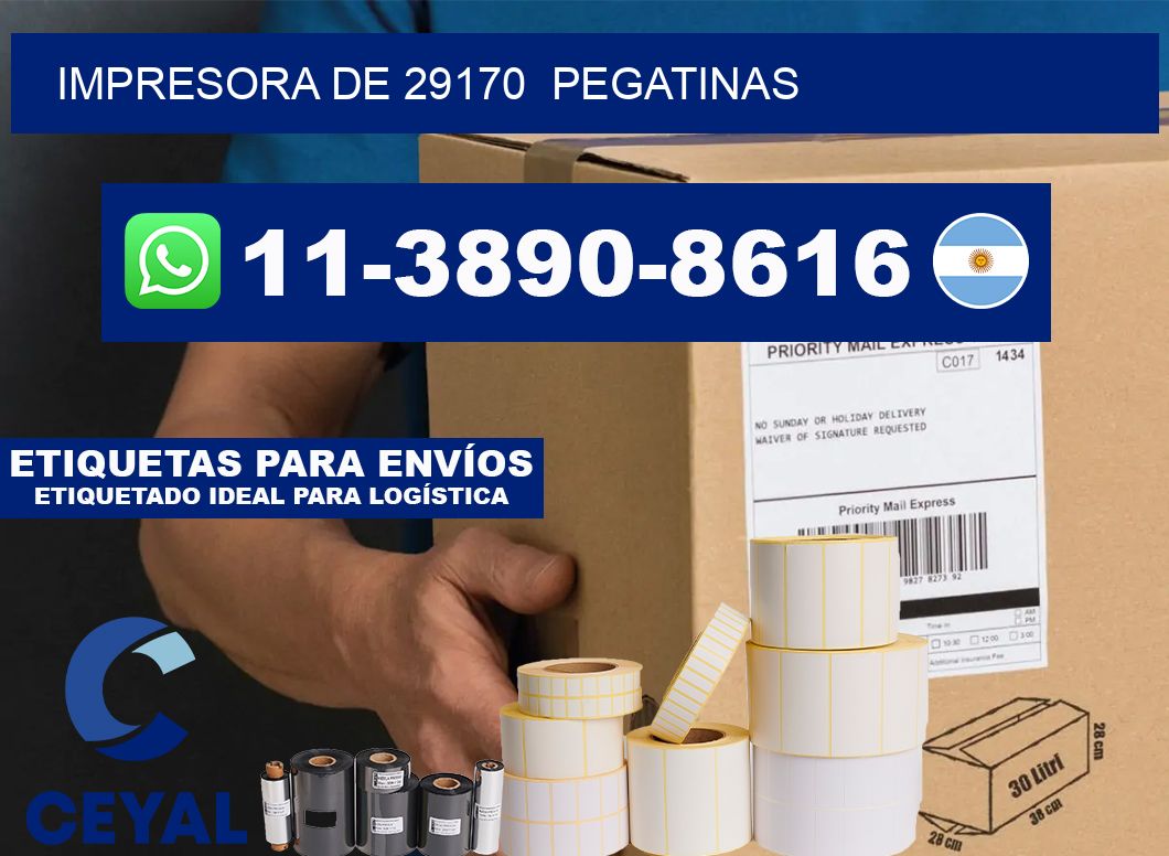impresora de 29170 pegatinas