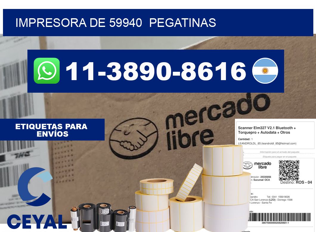 impresora de 59940  pegatinas