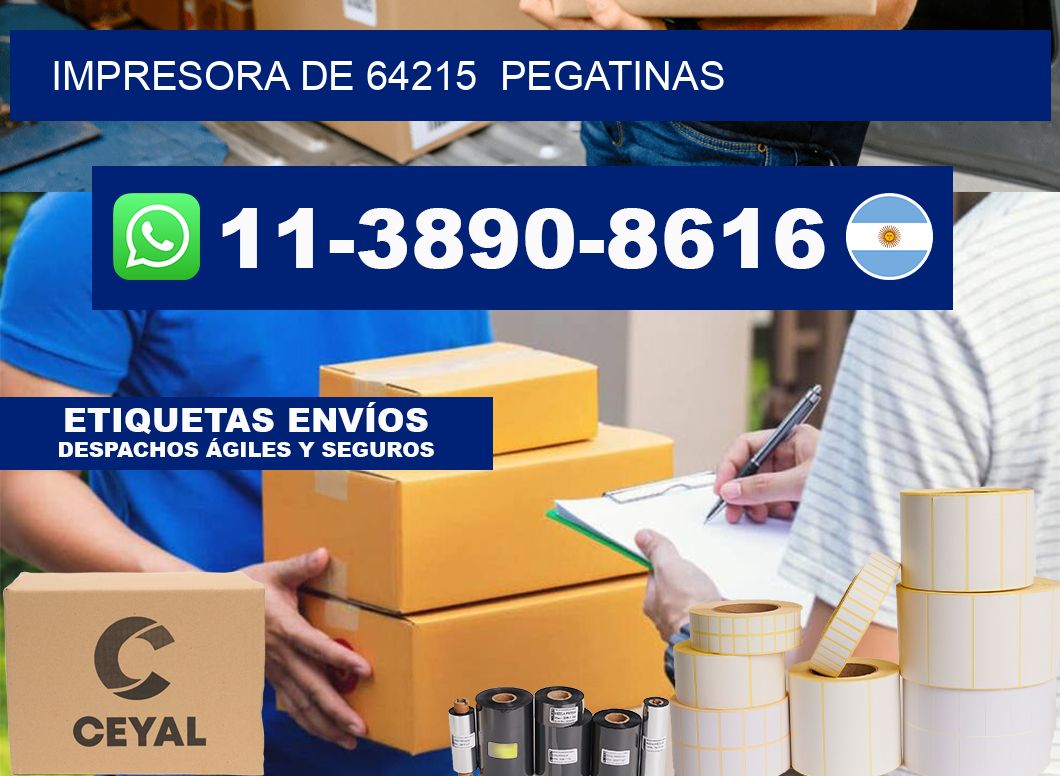 impresora de 64215  pegatinas