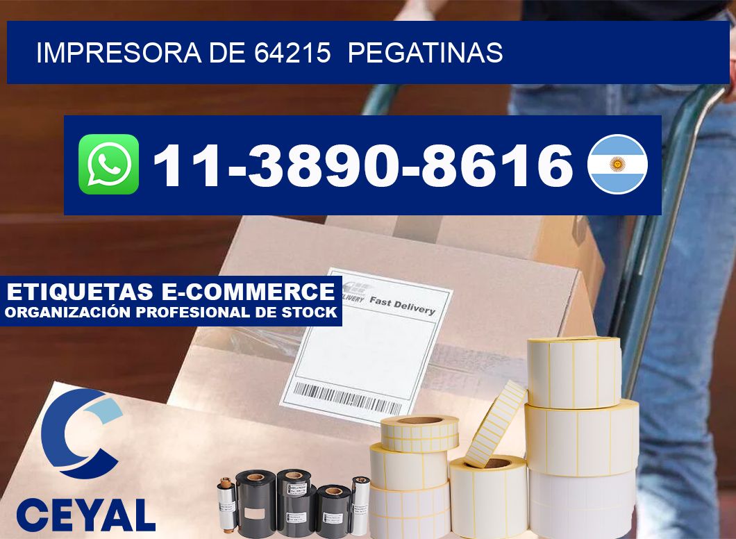 impresora de 64215  pegatinas