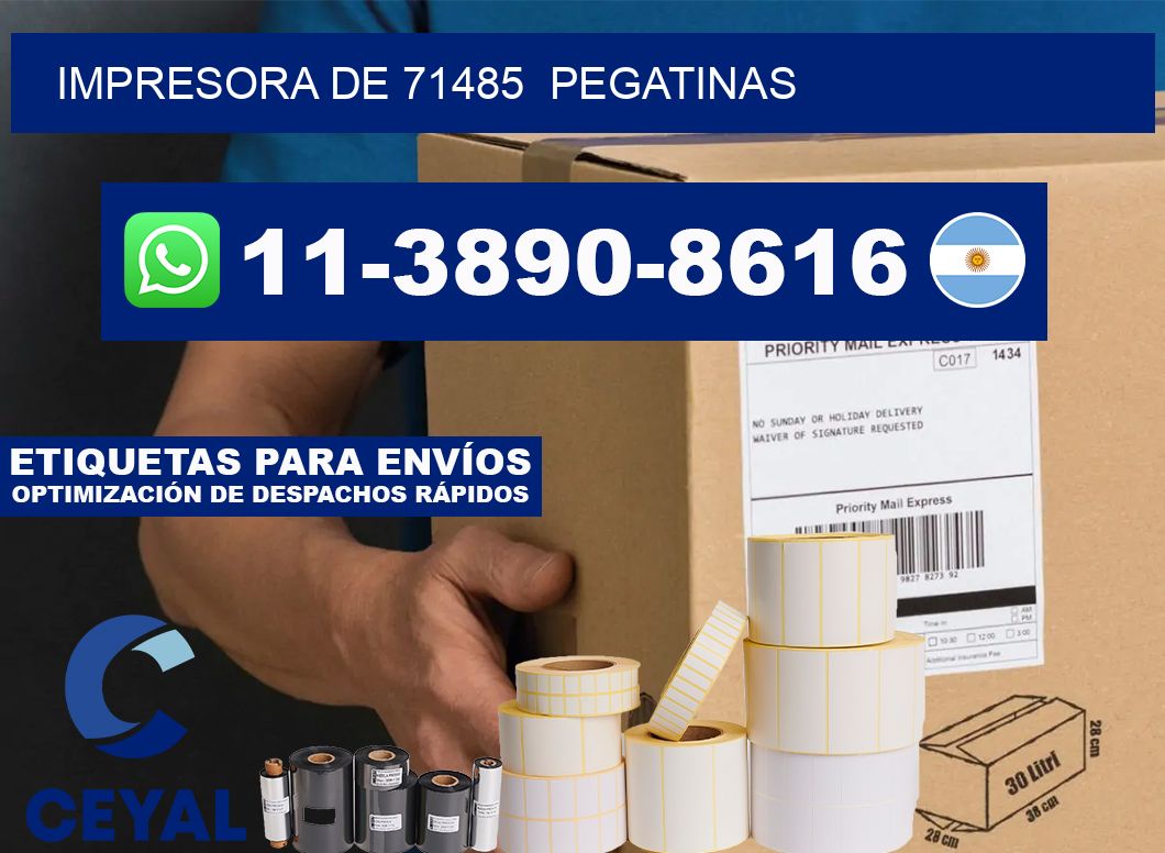 impresora de 71485 pegatinas
